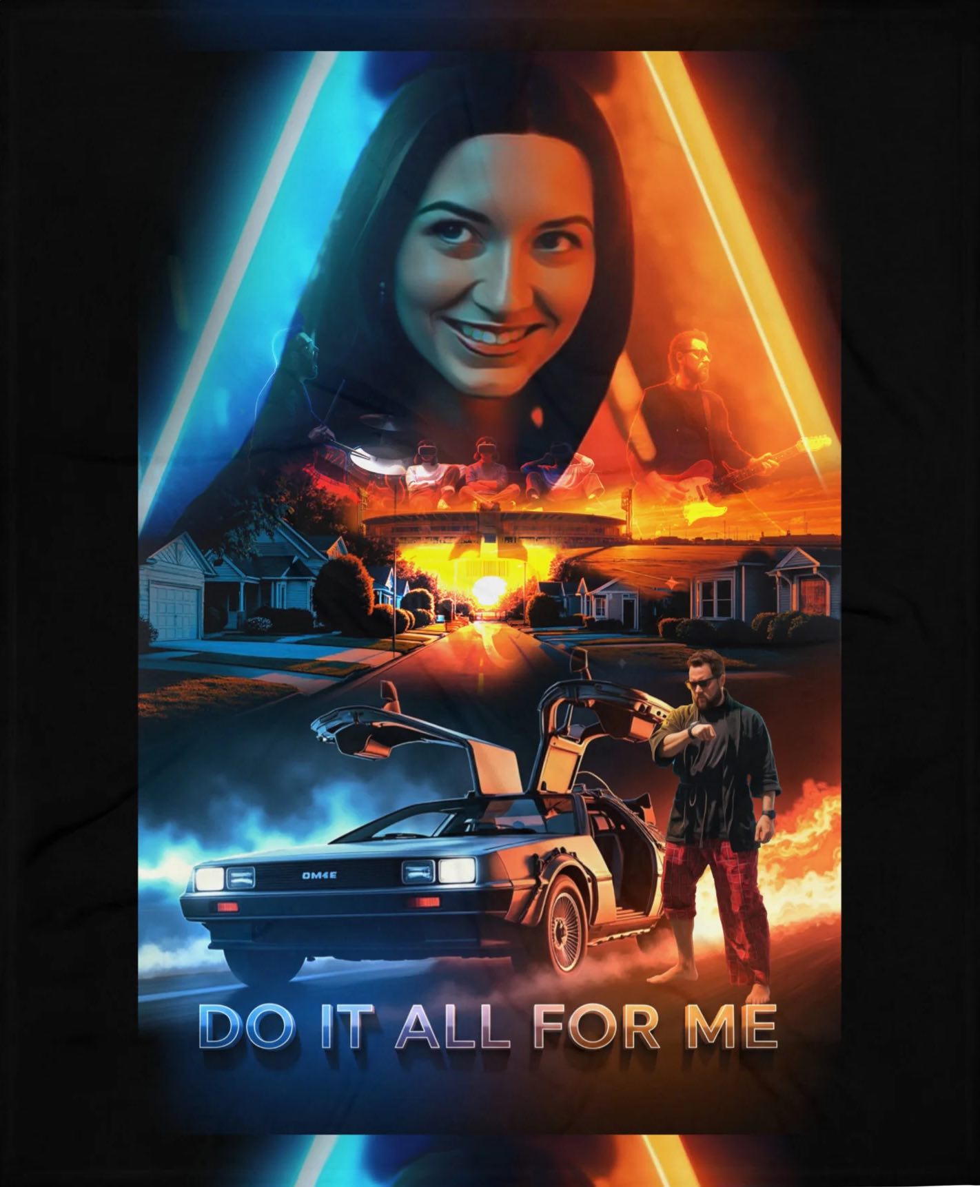 LFS Do It All For Me 80's Movie Poster Throw Blanket